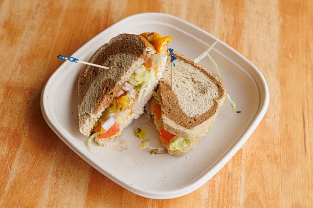 Tuna Melt Sandwich.