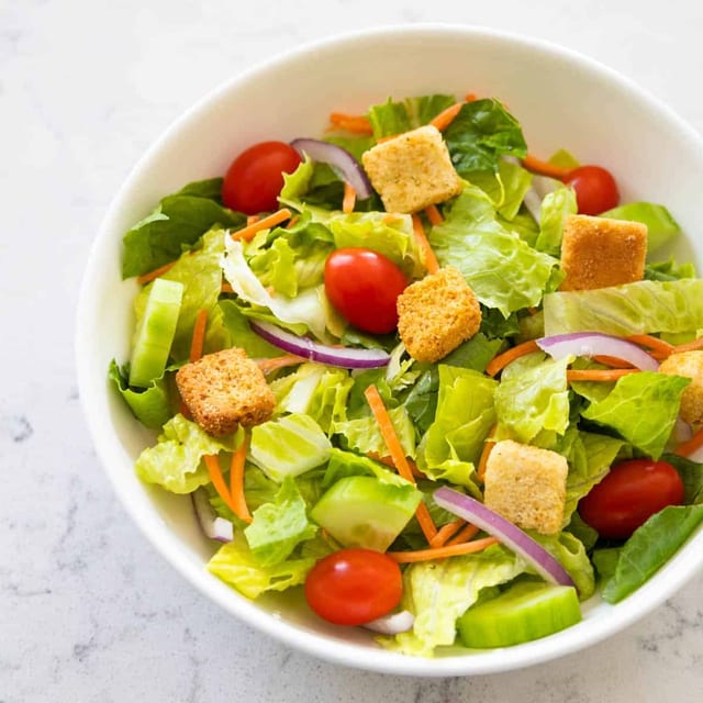 Half Garden Salad.