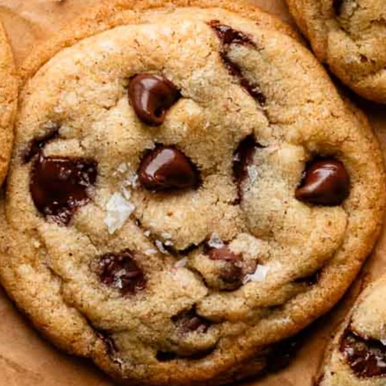 Delicious chocolate chip cookie